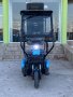 Електрическа триместна триколка с покрив X1 1800W/48V/20Ah СИНЯ, снимка 3
