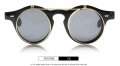 Ново 2023 Retro Vintage Unisex Steampunk слънчеви очила, снимка 2