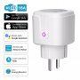 Wi fi Смарт контакт Smart wi fi plug Smart Home Google Home/ Tuya/Alexa Мониторинг на електроенергия, снимка 1 - Други - 39401998