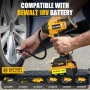Безжичен въздушен компресор 160 PSI с LCD цифров манометър за батерия Dewalt 18V (без батерия), снимка 6