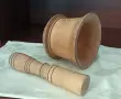 Старо дървено хаванче и кълцалник, снимка 2