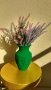 Декорация, керамична ваза за сухи цветя