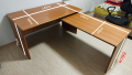 Ъглово бюро - 2 бюра свързани под ъгъл 140/190 - 80/60см, снимка 1