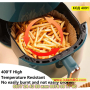 Незалепващи хартиени подложки за Air Fryer в опаковка от 100 броя, 16см диаметър - КОД 4091, снимка 8