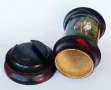 Старинна Руска ръчно рисувана с маслени бои дървена кутийка , снимка 5