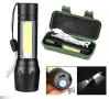 НОВ LED ФЕНЕР С 3 РЕЖИМА ПРЕЗАРЕЖДАЕМ USB КАБЕЛ.ДЖОБНО ЛЕД ФЕНЕРЧЕ ФЕНЕРИ FLASHLIGHT FENERCHE FENER, снимка 2