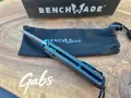 Сгъваем нож Benchmade Full Immunity 290-241 Gold Class,CPM Damaskus,Carbon, снимка 7
