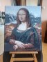🖼️ Акрилна картина - 40х50 - Мона Лиза, снимка 1 - Картини - 42879203