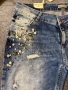 Дамски дънки с камъни, снимка 3