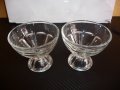 Две стъклени чашки за 2лв. чаши стъкло на столче аперитив, снимка 1 - Чаши - 44501142