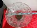  АРТ ДЕКО ,Голяма ФРУКТИЕРА Посререна , Кристално Стъкло, снимка 7
