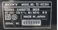 Продавам 2-глав дек Sony TC-KЕ300, снимка 6