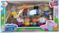 Актуална детска играчка комплект от осем броя фигурки с различни пъстри цветове Пепа Пиг Peppa Pig