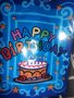 Happy Birthday сини с торта 10 бр торбички за сладки подарък рожден ден парти, снимка 1 - Други - 39296568