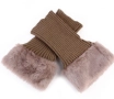 Дамски плетени гети с пух, снимка 11