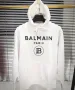 Унисекс суитчър✅Дамски суитчър с качулка Balmain✅Мъжки суитчър с качулка Белмейн Код LFS166, снимка 3