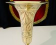 Бронзов бокал,рог виночерпец,клетъчен емайл,500 гр. , снимка 11