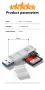 Кард рийдър 2 в 1 USB 3.0 високоскоростен Четец за карти Micro SD USB адаптер TF карта памет за PC , снимка 10
