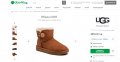 боти  UGG Mini Bailey Button II 1016422   номер 41-42, снимка 4