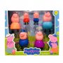 3577 Семейство Пепа Пиг фигури Peppa Pig игрален комплект, 6 броя, снимка 3