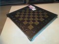 мед/месинг-жестока дъска за шах-внос швеицария 39х39х3см, снимка 6