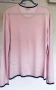 Луксозна розова блуза ALBA MODA коприна и кашмир, снимка 11