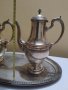 посребрен месингов сервиз арт деко, снимка 2