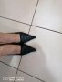 Остри черни обувки , снимка 8