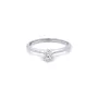 Златен дамски пръстен с диамант 0,23Ct. чистота:VS размер:54 модел:42881-6, снимка 2