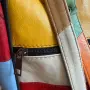 Дамска цветна чанта (Patchwork) от 100% естествена кожа, снимка 4