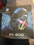 Геймърските слушалки Fachixy FC-200 цвят бяло и лилаво, снимка 2