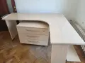 ъглово бюро със скрин , снимка 2