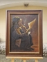 Страхотна антикварна авторска картина масло върху платно , снимка 2