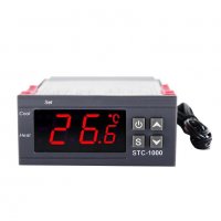Цифров контролер за температура с 1 сензор, термостат, терморегулатор 24V, снимка 2 - Друга електроника - 37221546