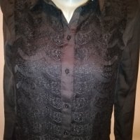 Черна дълга риза тип рокля ONLY р-р S, нова с етикет, снимка 3 - Ризи - 36804754