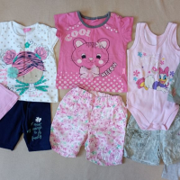 Блузки, бодита, комплекти за мала дама 74/80 , снимка 4 - Комплекти за бебе - 36442386