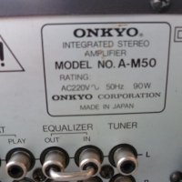 Усилвател ONKYO A-M50, снимка 6 - Ресийвъри, усилватели, смесителни пултове - 42655472