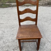 Масивен дървен стол. №3429, снимка 1 - Столове - 39695861