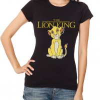 ХИТ! Дамски тениски с THE LION KING принт! Поръчай модел с твоя идея!, снимка 3 - Тениски - 29167489