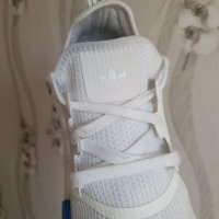 маратонки  adidas NMD R1 White Lush Blue GX1050  номер 43-44, снимка 18 - Маратонки - 40833427