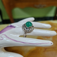 Чудесен изключително красив антикварен немски сребърен пръстен , снимка 1 - Пръстени - 44508816