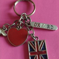 Красив ключодържател с четири украшения аз обичам Англия Оксфорд-9436, снимка 2 - Други - 30880037