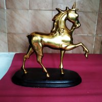 бронзова статуетка-кон, снимка 1 - Антикварни и старинни предмети - 29708241