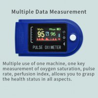 КОМПЛЕКТ безконтактен термометър и оксиметър (уред за измерване на сатурация, пулс и оросяване), снимка 12 - Уреди за диагностика - 31512445