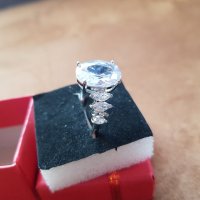 Дамски пръстен със сребърно, снимка 3 - Пръстени - 13577789