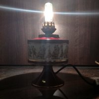 Порцеланова, ръчно изработена лампа от Италия, Флоренция. , снимка 12 - Настолни лампи - 44464338
