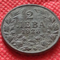 Монета 2 лева 1925г. Царство България за колекция декорация - 25085, снимка 3 - Нумизматика и бонистика - 35185203
