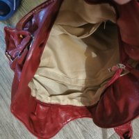 голяма червена чанта , снимка 3 - Чанти - 42813742