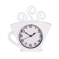 4002 Кухненски стенен часовник Бяла чашка за кафе, снимка 4 - Стенни часовници - 42117901