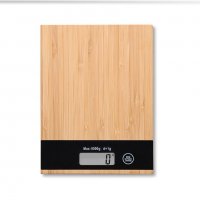 Дигитална кухненска везна KESPER, бамбук 20,3 x 15,3 x 1,7cm, Германия, снимка 4 - Електронни везни - 39893573